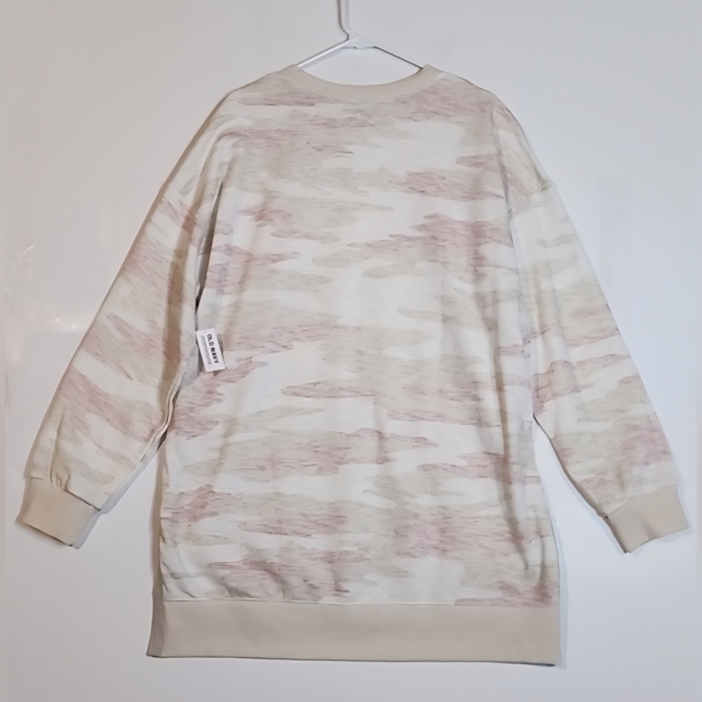 Old Navy Tunic Camo Sweatshirt NWT Size Large Tall - Picture 8 of 8